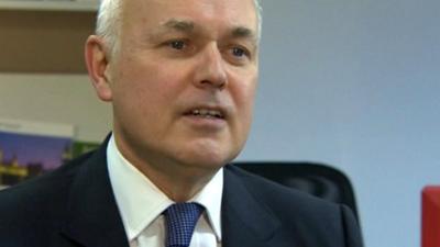 Work and Pensions Secretary, Iain Duncan Smith