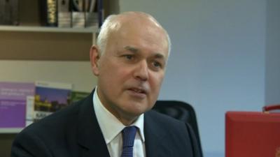 Work and Pensions Secretary Iain Duncan Smith