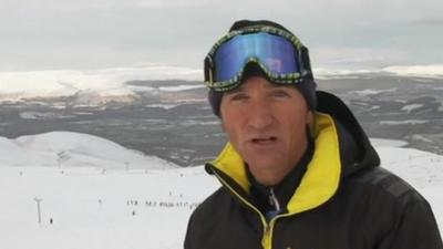 Ski Sunday presenter Graham Bell