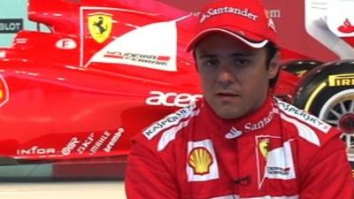 Ferrari's Felipe Massa