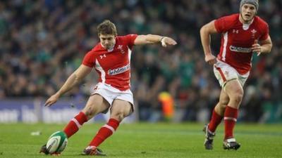 Leigh Halfpenny scores a last-gasp penalty to seal victory over Wales