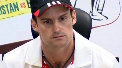 England captain Andrew Strauss