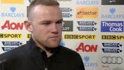 Manchester United striker Wayne Rooney