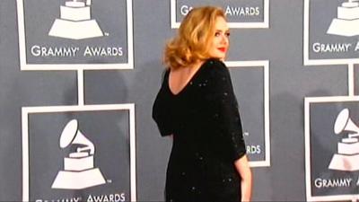 Adele at the Grammy Awards