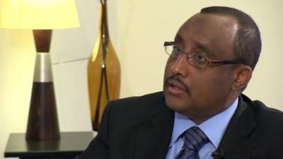 Somalia's Prime Minister, Abdiweli Mohammed Ali