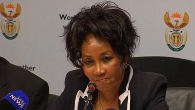 Defence Minister Lindiwe Sisulu