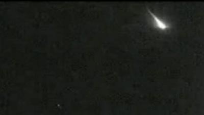 Meteor spotted by Phil Haslett in Whitley Bay