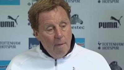 Tottenham boss Harry Redknapp