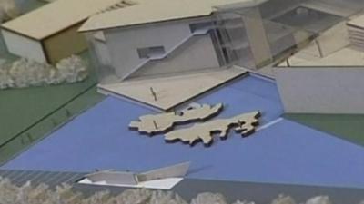 Model of the museum