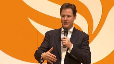 Deputy Prime Minister Nick Clegg