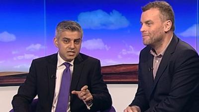 Sadiq Khan and Tim Montgomerie