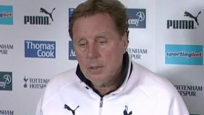 Tottenham boss Harry Redknapp