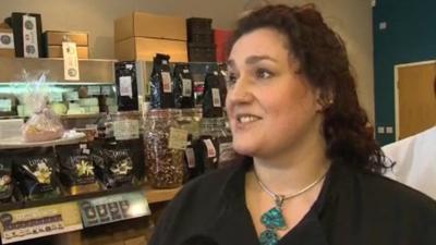 Delicatessen owner