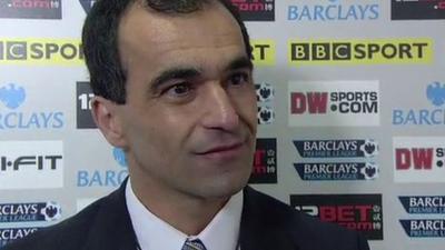 Wigan manager Roberto Martinez