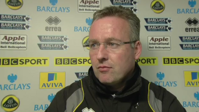 Norwich boss Paul Lambert