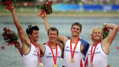 Britain's 2008 Beijing Olympic coxless four winners