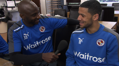 Reading's Jason Roberts and Jobi McAnuff