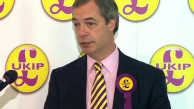 UK Independence Party leader Nigel Farage