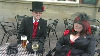 Goths in Whitby