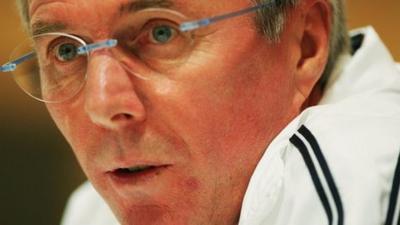 Former England manager Sven-Goran Eriksson