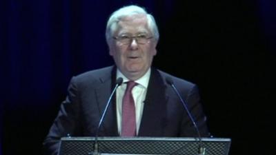 Governor of the Bank of England, Sir Mervyn King