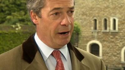 UK Independence Party leader Nigel Farage