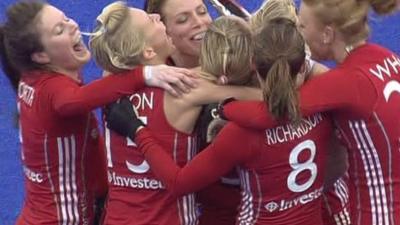 GB women celebrate