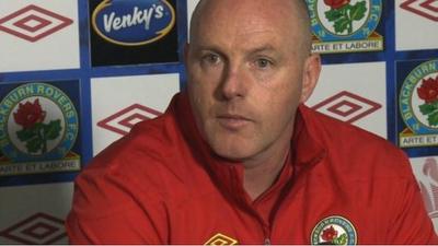 Blackburn manager Steve Kean