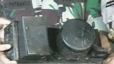 Part of the recovered black box