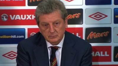 England manager, Roy Hodgson