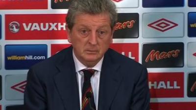 England manager Roy Hodgson