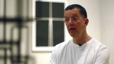 Antony Gormley at exhibition