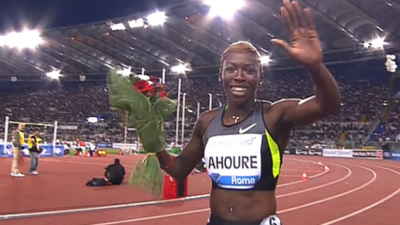 Cote d'Ivoire sprinter Murielle Ahoure