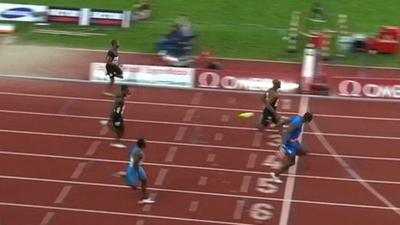 Usain Bolt wins the 100m in Oslo