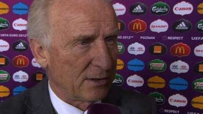 Ireland coach Giovanni Trapattoni