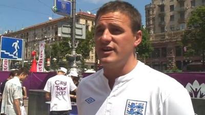 English fan at Euro 2012