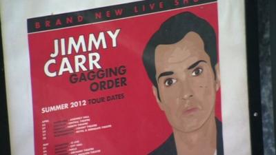 Jimmy Carr tour poster