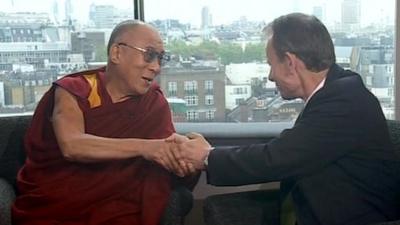 Dalai Lama and Andrew Marr