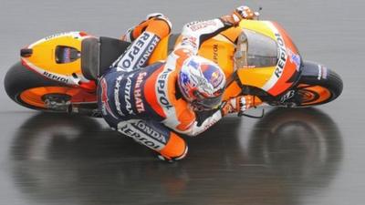 Pole winner Casey Stoner