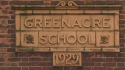 Greenacre School sign