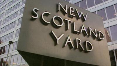 New Scotland Yard sign