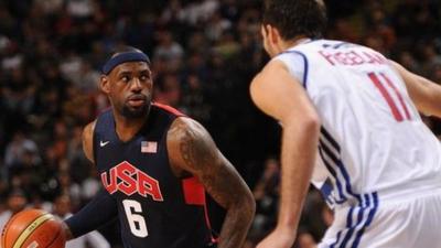 USA basketball stars beat Team GB