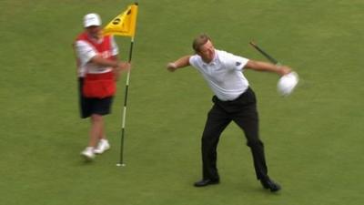 Ernie Els wins the 2012 Open