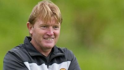 Motherwell manager Stuart McCall