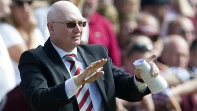 Hearts manager John McGlynn