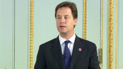 Deputy Prime Minister Nick Clegg