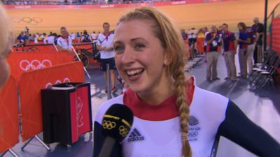 Laura Trott delighted after winning omnium