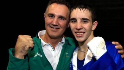 Billy Walsh with Michael Conlan