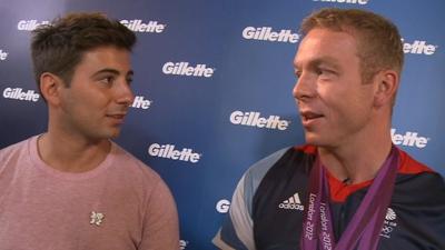 Ricky meets Chris Hoy