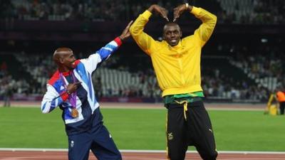 Mo Farah & Usain Bolt